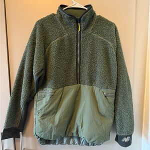 New Balance Run Club Green Fleece Jacket